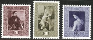 Liechtenstein Scott 261-263 MNH** 1952 set CV$75