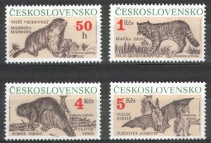 Czechoslovakia 1990 Scott #2804-2807 MNH