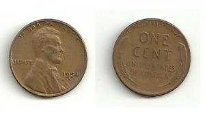 1954 S Lincoln Wheat Cent B247
