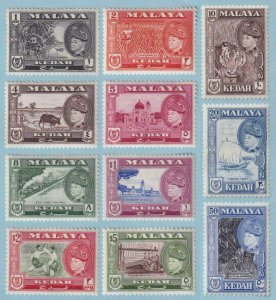 MALAYA - KEDAH 83 - 93  MINT HINGED OG * NO FAULTS EXTRA FINE! - Y041