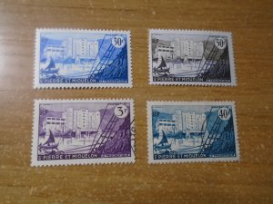 St Pierre & Miquelon  #  346-49  used / MH