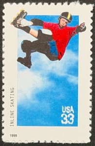USA, 1999, SC# 3324, Inline Skating, Unused, MNH, VF