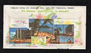 ALL OVER 1966 HAWAII ADVERT COVER - fantastic beginning of modern Hawaii Tourism