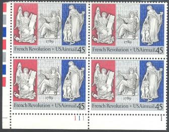 US Stamp #C120 MNH - 45c USA AirMail - Plate Block of 4