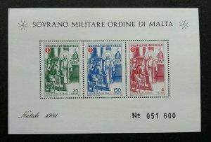 *FREE SHIP Malta Sovereign Military Order Of Malta 1981 Blessed (ms MNH