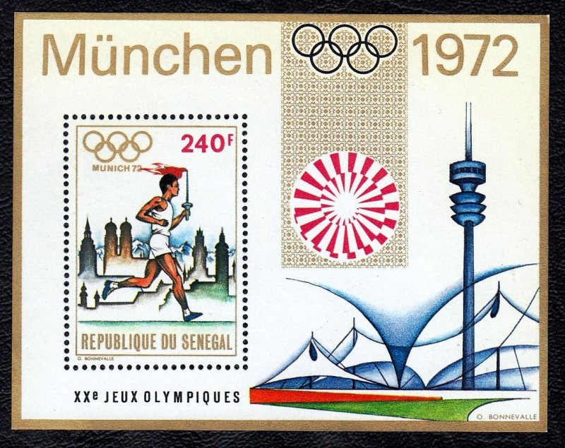 Senegal 1972 Olympic Games Mint MNH Miniature Sheet SC 369