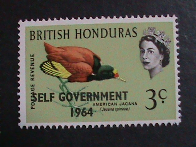 ​BRITISH HONDURAS-1964 SC#182-6 SELF GOVERNMENT-LOVELY BIRDS-MNH-VERY FINE