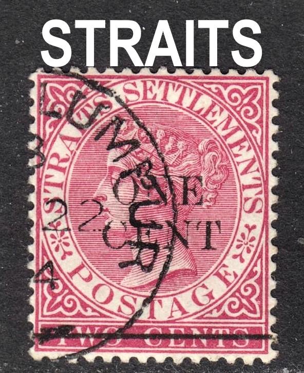 Malaya Straits Settlements Scott 77   F to VF used.