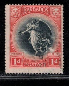 BARBADOS Scott # 151 Used - Hinge Remnant