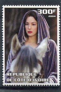 Ivory Coast 2004 LORD OF THE RINGS Single Perforated Mint (NH)