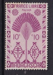 Malagasy Republic  #242  used 1943 tree  10c