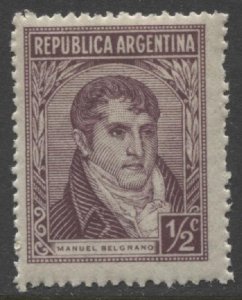 STAMP STATION PERTH Argentina #523 Definitive MLH