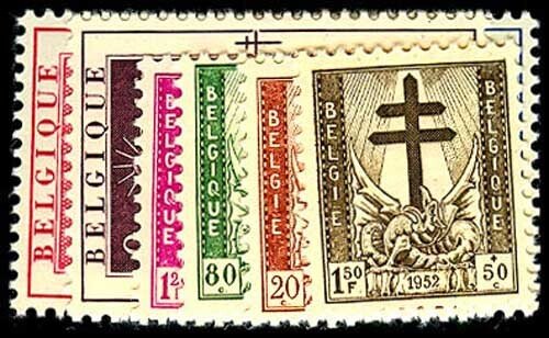 BELGIUM B523-30 mint NH  CV $74.95 (ID # 53288)