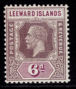 LEEWARD ISLANDS GV SG72, 6d dull & bright purple, M MINT. Cat £21.