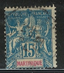 Martinique  Scott 40 Used!