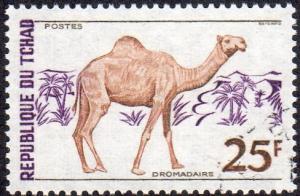 Chad 271 - Cto - 25fr Dromedary Camel (1972)