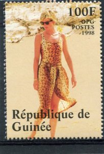 Guinea 1998 PRINCESS DIANA 1 value Perforated Mint (NH)