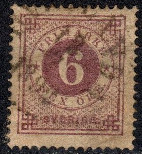 Sweden #44  F-VF Used CV $62.50 (X5359)