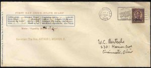 United States First Day Covers #672, 1929 3c Nebraska, E.C. Emeigh cachet on ...