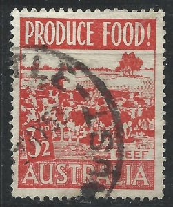 Australia 1953 - Food Production 3½d Beef - used