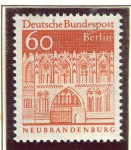 GERMANY; BERLIN 1966-67 Buildings issue MINT MNH Unmounted 60pf. value