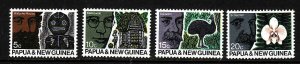 Papua New Guinea-Sc#311-14-unused hinged set-1970-Assoc. for the Advancement of