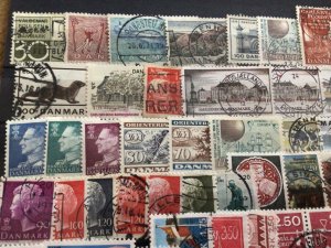 Denmark mounted mint or used stamps  A12352