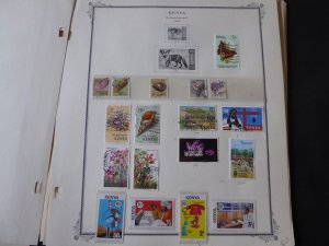 Kenya and KUT 1921-1969 Stamp Collection on Scott Specialty Album Pages