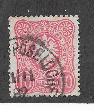  Germany #39 10p red  (U) CV $2.00