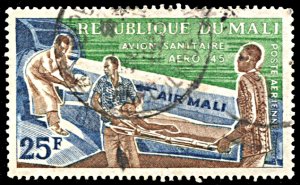 Mali C16, postally used, Air Ambulance