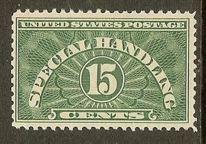 United States, Scott #QE2; 15c Special Handling, MH