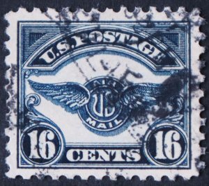 U.S. Used #C5 16c Air Mail, Superb Appearing (sealed tear). Nice! Scott: $27.50