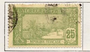 Guadeloupe 1922 Early Issue Fine Used 25c. 114086