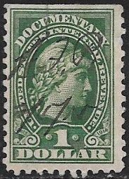 USA R217, $1 Liberty Revenue, used, SE