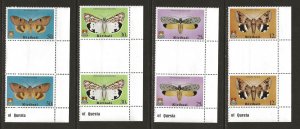 KIRIBATI SC# 356-59  GUTTER PAIRS  FVF/MNH 1980