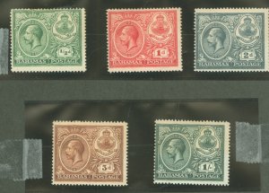 Bahamas #65-69 Unused Single (Complete Set)