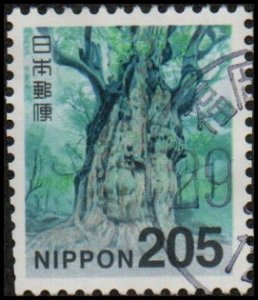 Japan 3651 - Used - 205y Cedar Tree (2014) (cv $3.00)