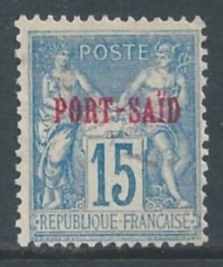 France-Offices in Egypt-Port Said #7 Mint No Gum 15c France Peace & Commerce ...