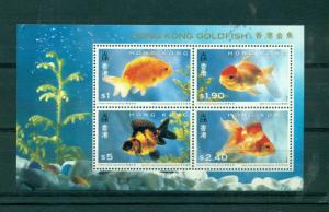 .Hong Kong - Sc# 687a. 1993 Goldfish MNH Souv. Sheet. $10.00.