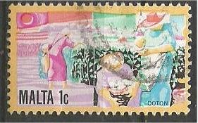 MALTA, 1981, used 1c, Growing cotton Scott 593