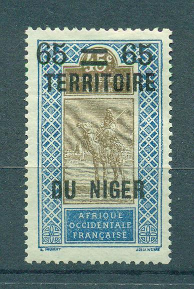 Niger sc# 26 mh cat value $2.75