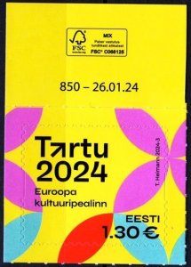 ESTONIA 2024-02 EUROPA: Tartu - European Culture Capital. FSC Corner, Mint