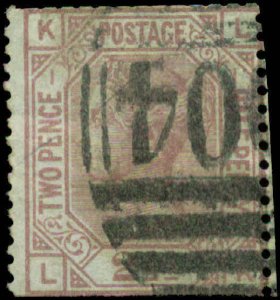 Great Britain Scott #66 Plate #1 Used