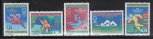 Algeria 546-50 Olympic Sports Mint NH