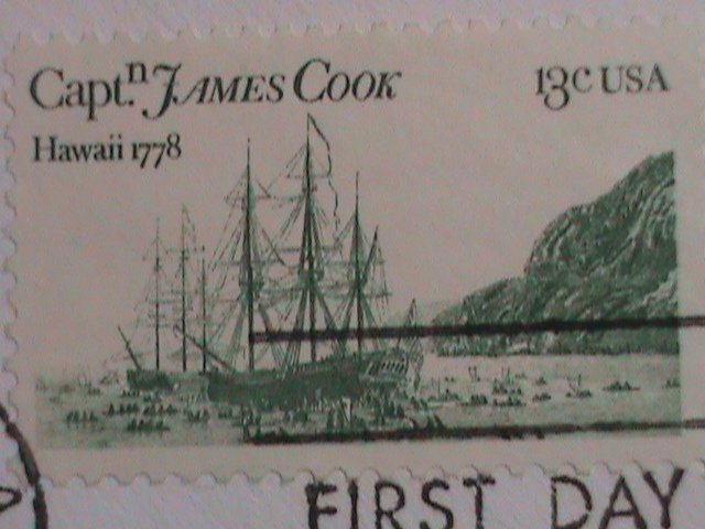 ​UNITED STATES- 1978 CAPTAIN COOK-.FIRST DAY COVER-MNH-VERY FINE