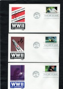 2697a-j WWII, FDC set/10 Artmaster