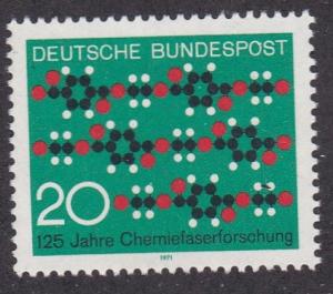 Germany # 1054, Textile Patterns - Molecules, Mint NH, .