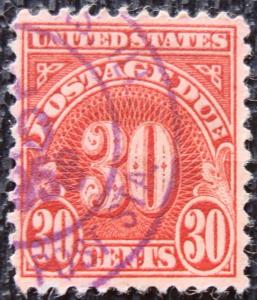 US #J85 USED Single Postage Due SCV $.25 L14