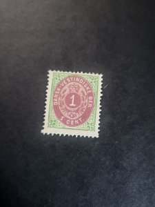 Stamps Danish West Indies 5b hinged