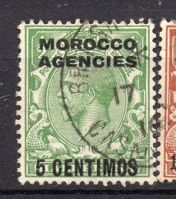 Morocco Agencies GV Early Issue Fine Used 5c. Surcharged Optd NW-14163